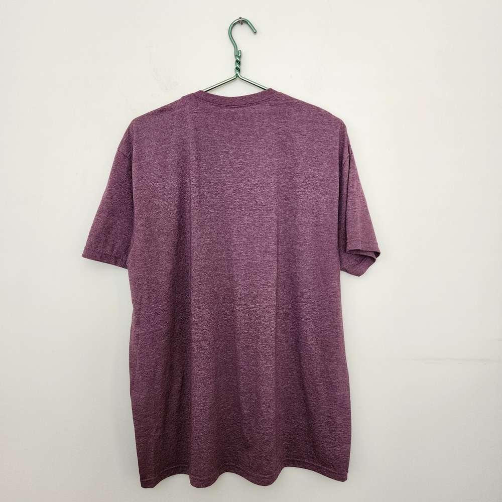 Ram Trucks Logo Graphic T-Shirt Mens XL Heather Maroon Gildan Softstyle New - Picture 3 of 4